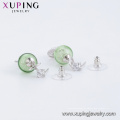 E-706 xuping moda más reciente diseño linterna forma diseño sintético zircon damas pendientes